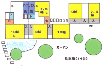 貸別荘　間取り