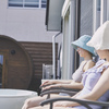 外気浴でととのいタイム