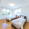 洋室(ツイン)が3部屋あります。