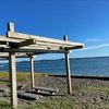 目の前の海岸