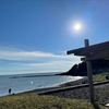 静かな海岸へ