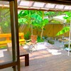 室内からでも外を見渡せる開放感♪