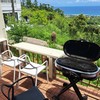 海を見ながらBBQができます♪
