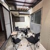 ダイニングからBBQエリアへ!