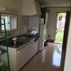 キッチン周り 寝具はクローゼットに