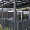 屋根設置で雨天時のBBQも大丈夫!
