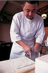 打ち立ての蕎麦を食事の最後にいただける